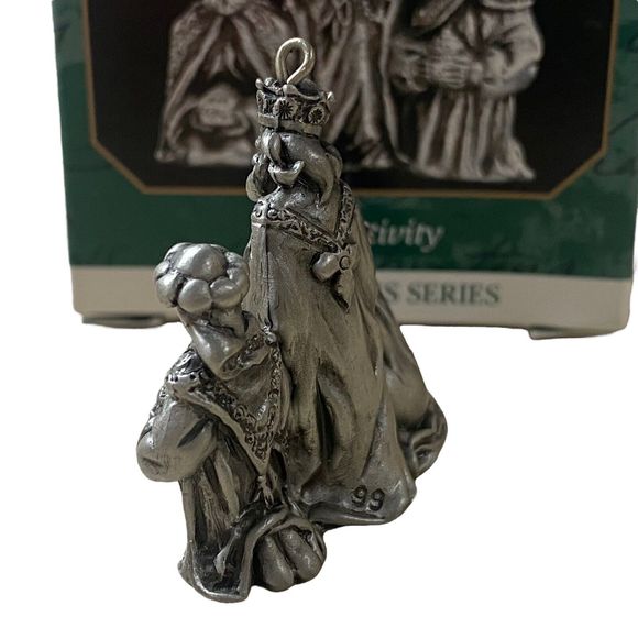 Hallmark Keepsake Miniature Ornaments The Nativity Series 1999 Fine Pewter - Picture 5 of 7